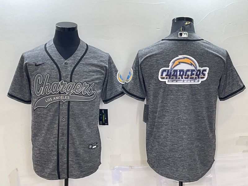 Men's Los Angeles Chargers Gray Jersey